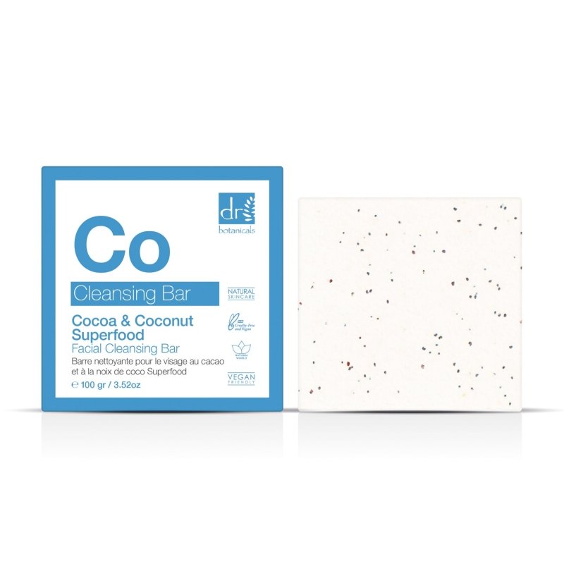 Dr Botanicals Cocoa and Coconut Superfood Facial Cleansing Bar