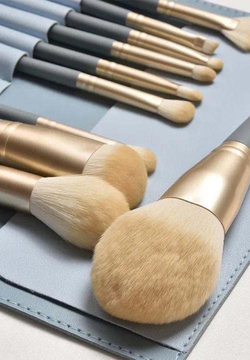 Glam Beauty 10 Piece Brush Set with case